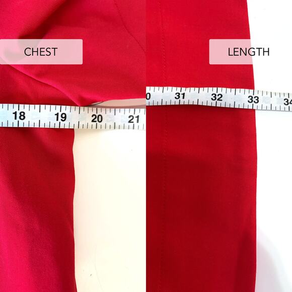 TUCKERNUCK NWT Scout Large Buttons Mini Dress in Red Size S - Picture 11 of 12